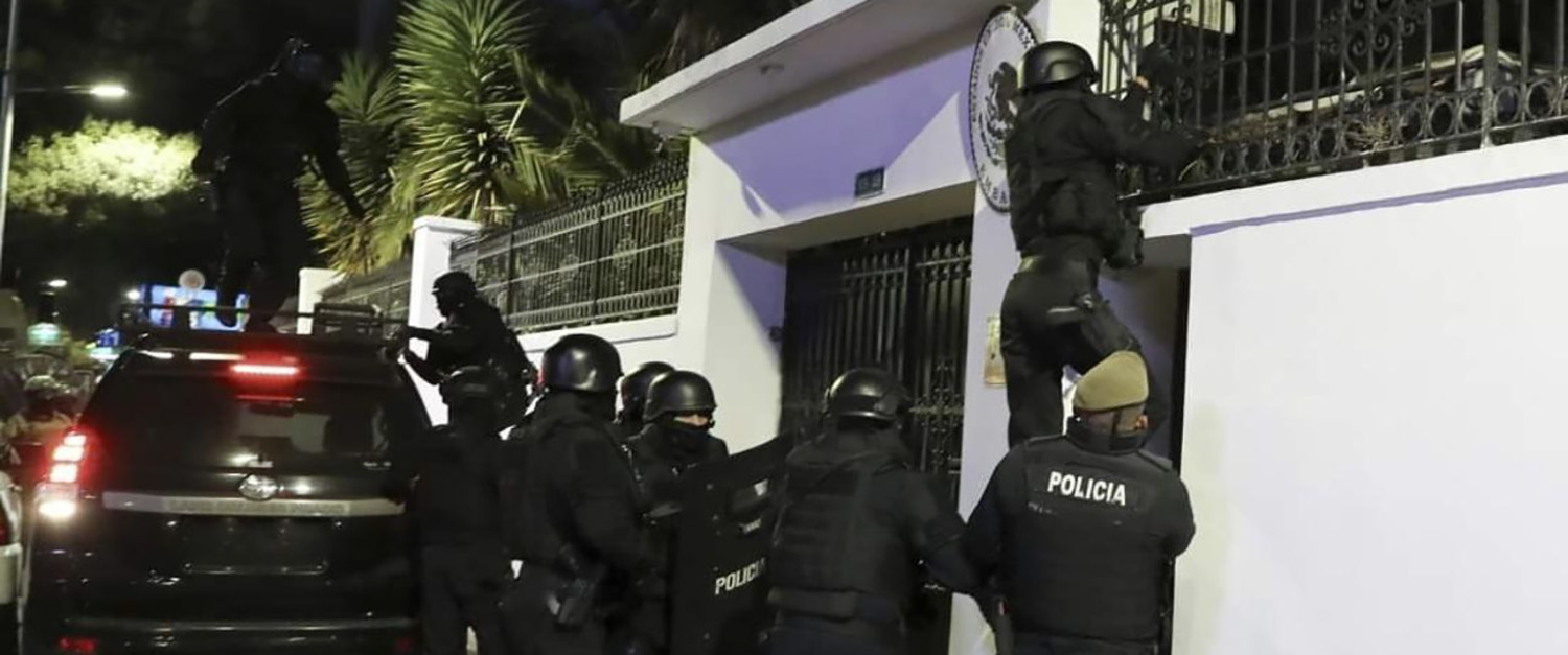 América Latina condena asalto a la embajada de México en Ecuador